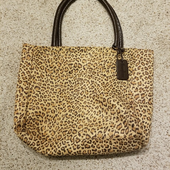neiman marcus leopard tote bag